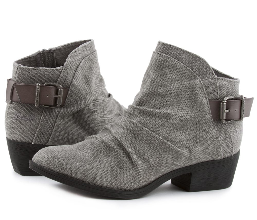Seastie - Casual Low Heeled Bootie With Canvas Upper | Blowfish Malibu