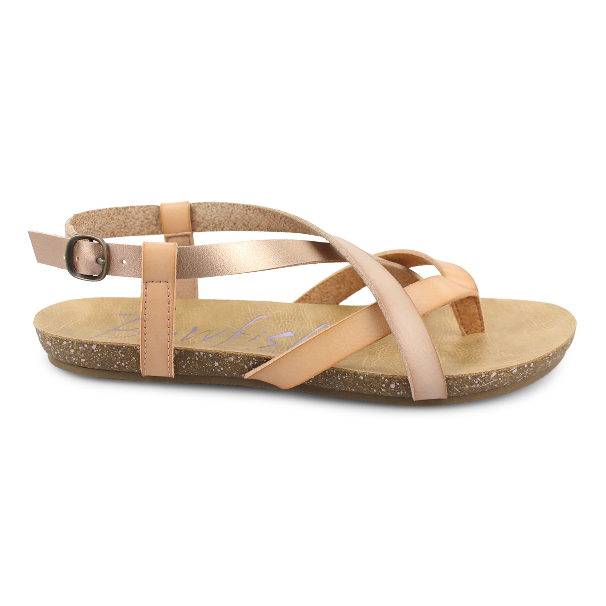 Granola Faux Leather Strappy Womens Sandal Blowfish Malibu