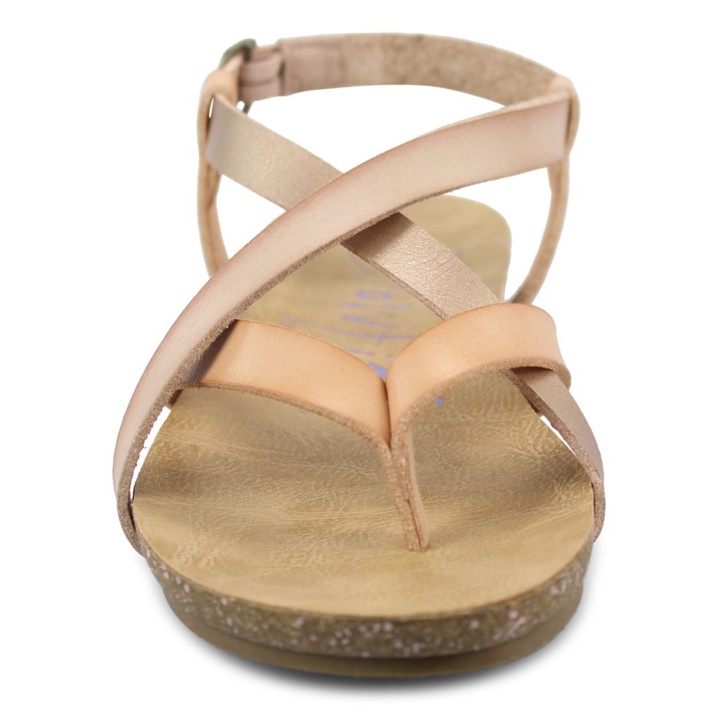 Faux Leather Strappy Womens Sandal 