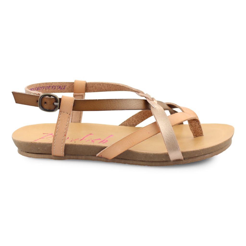 GranolaBK Strappy & Lightly Padded Girls Sandal Blowfish Malibu