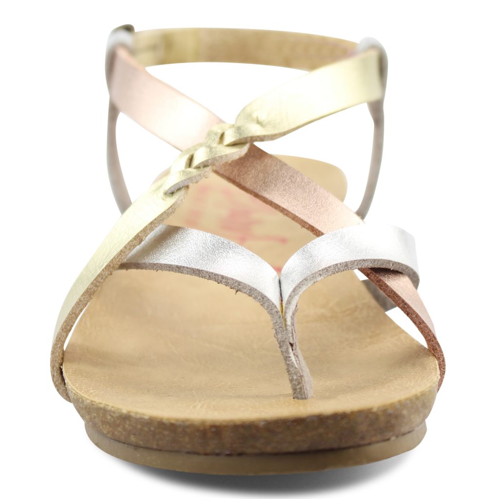 blowfish granola sandals rose gold